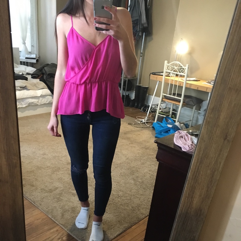 Pink tank top